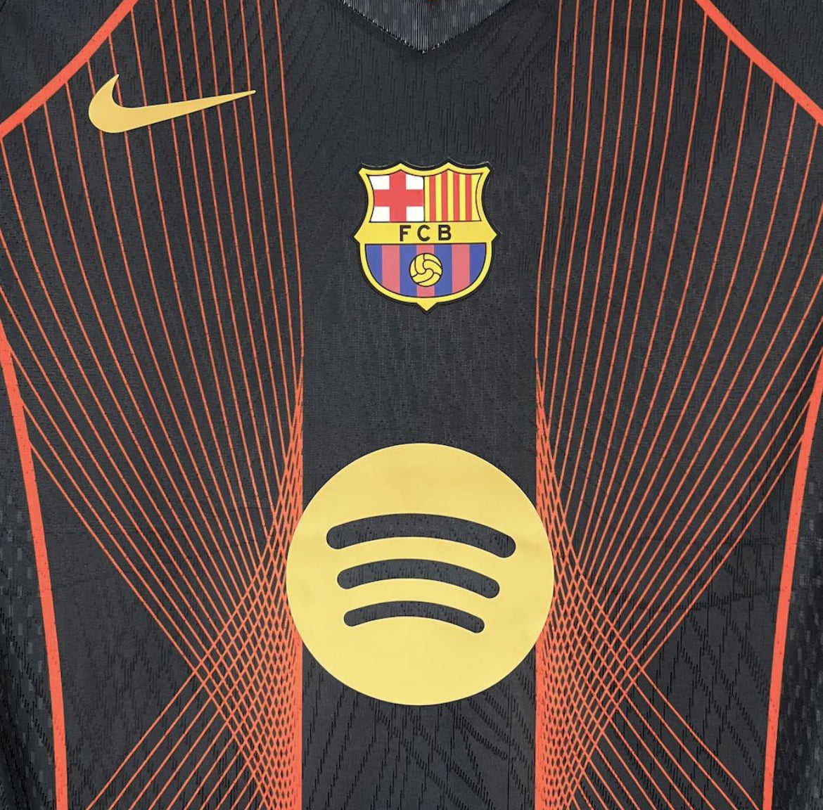 Maillot Concept FC Barcelone Black/Orange 2025-2026