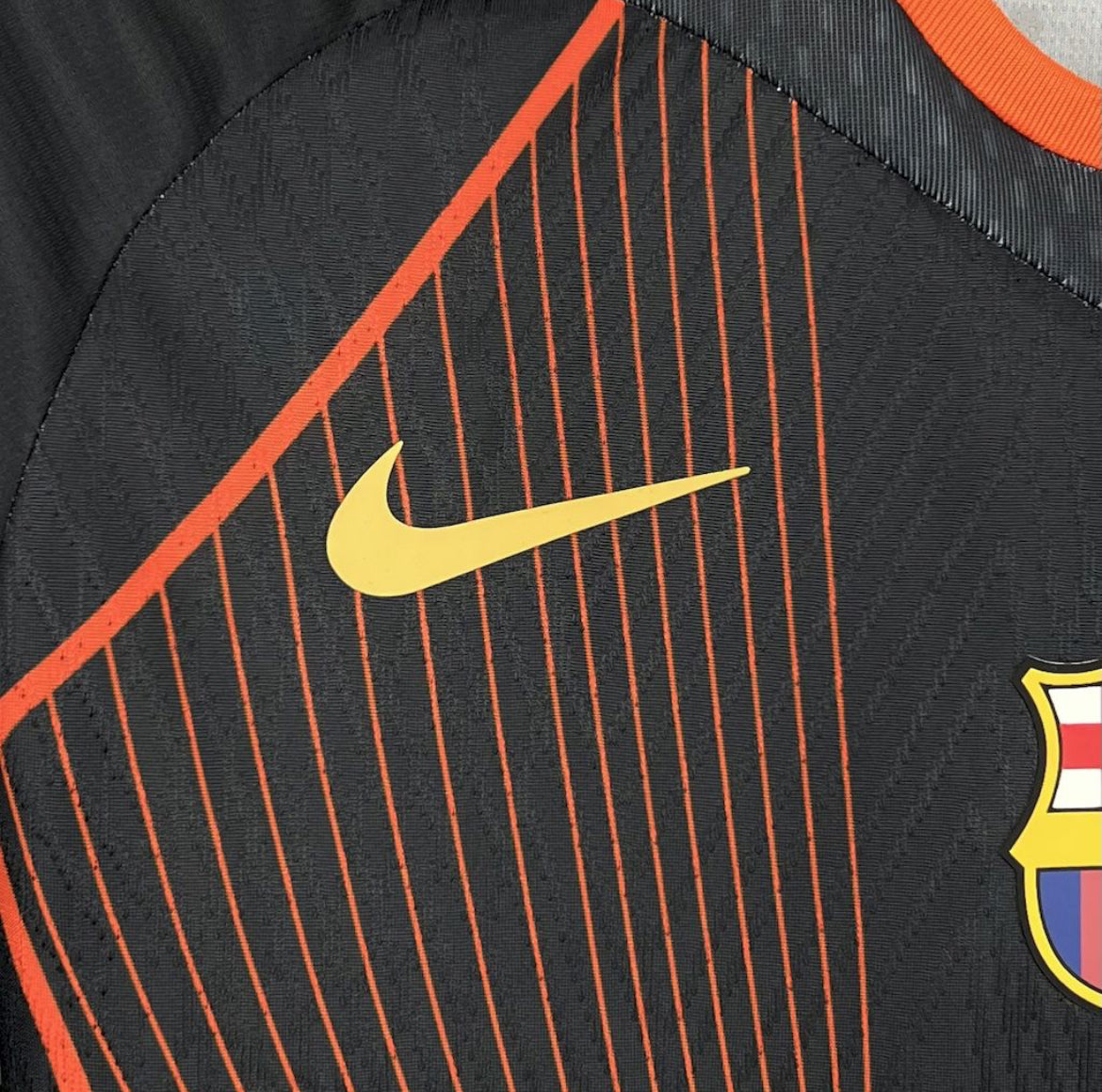 Maillot Concept FC Barcelone Black/Orange 2025-2026