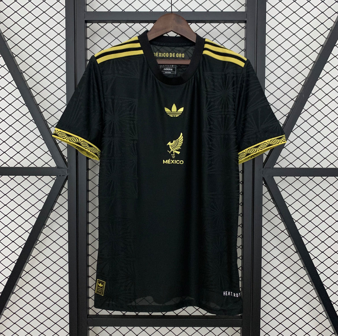 Maillot Mexique Gold Concept Black Version