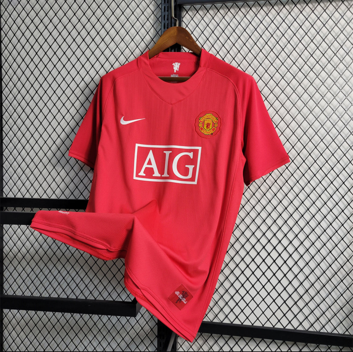 Maillot Rétro Manchester United Domicile 2007-2008