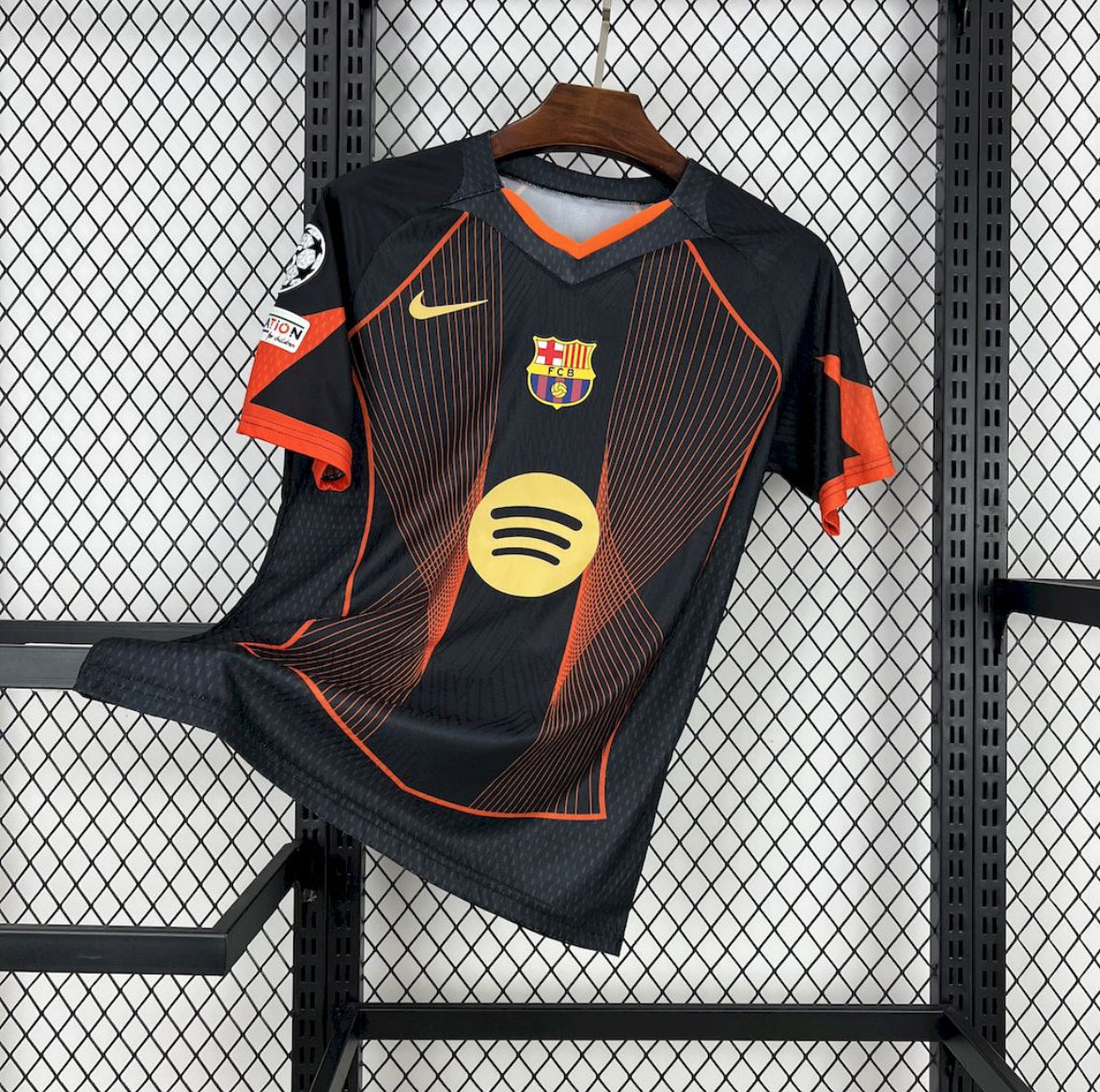 Maillot Concept FC Barcelone Black/Orange 2025-2026