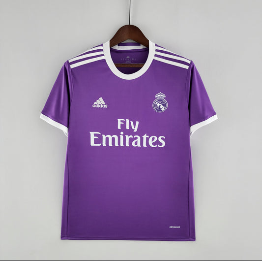 Maillot Rétro Réal Madrid Extérieur 2016-2017