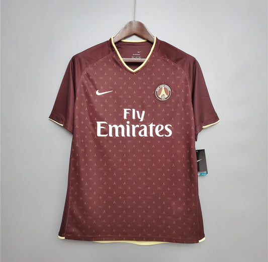 Maillot Rétro PSG Extérieur Rouge 2006-2007