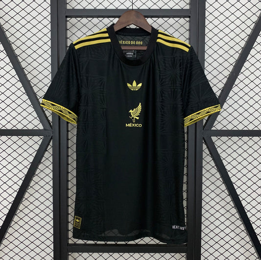 Maillot Mexique Gold Concept Black Version