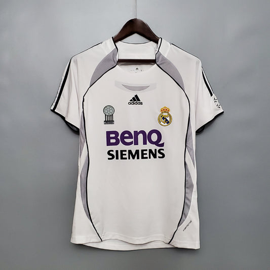 Maillot Rétro Réal Madrid Domicile 2006-2007