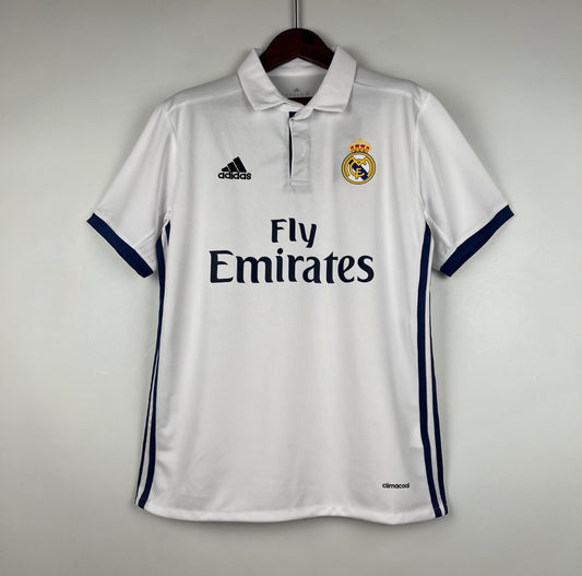 Maillot Rétro Réal Madrid Domicile 2016-2017