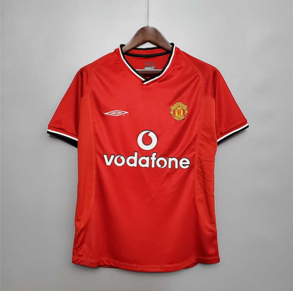 Maillot Rétro Manchester United Domicile 2000-2002