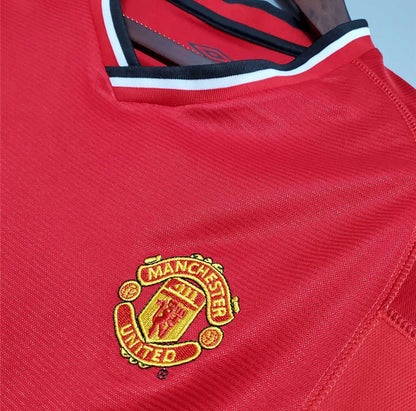 Maillot Rétro Manchester United Domicile 2000-2002